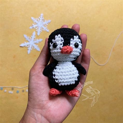 Amigurumi Pinguim Chaveiro Elo Produtos Especiais