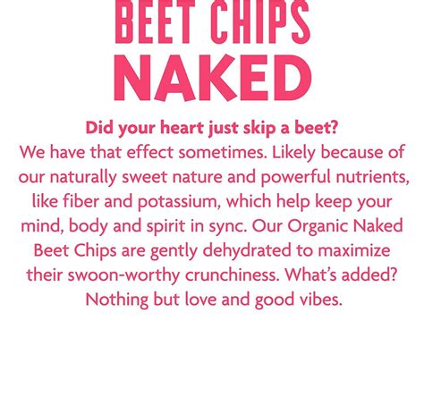 Organic Rhythm Superfoods Beet Chips Naked Vegan Gluten Free Snacks Oz Pack Of