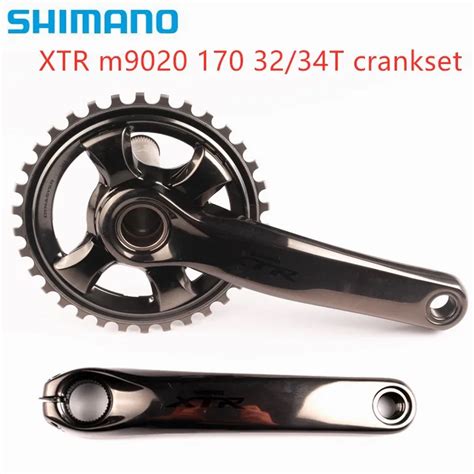 Shimano Xtr Fc M9020 170mm 32t 34t Mtb 11 Velocidade Pedaleira Sem Bb Correia Da Bicicleta