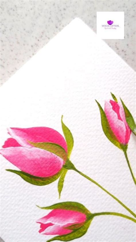 Swati Pandey OneStroke Flower Painting On Instagram