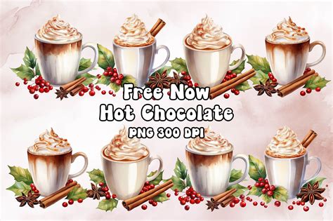 Hot Chocolate Watercolor Graphic By Fomo Creative Creative Fabrica