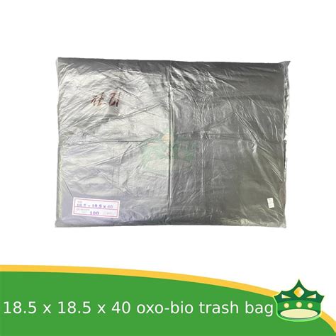 100 Pcs Xxl Biodegradable Hd Trash Bag Bin Liners Bag Black Good