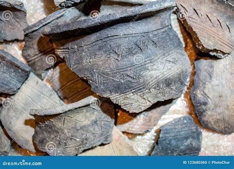 Ancient Slavic and Baltic Ceramics Stock Photo - Image of pottery ...