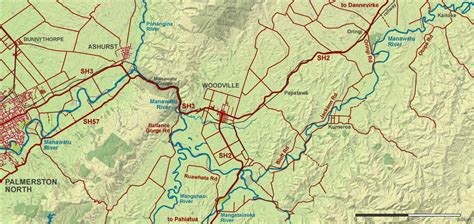 Mid Manawatu River Map | NZ Fishing