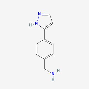 H Pyrazol Yl Phenyl Methanamine S Smolecule