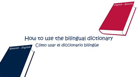 Como Usar El Diccionario Ingles Español Youtube