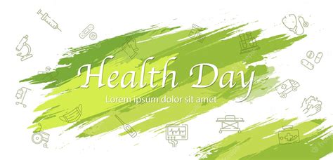 Premium Vector | Health day concept