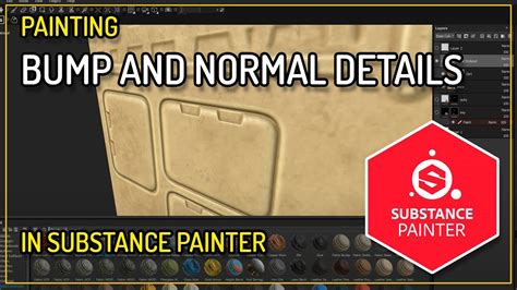 Substance Painter Paint Normal Bump Detail On A Low Poly Model YouTube