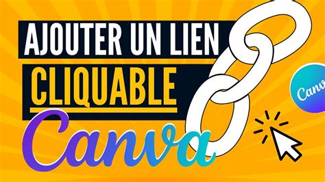 Canva Tutoriel Créer un LIEN CLIQUABLE CANVA sur PDF Lien