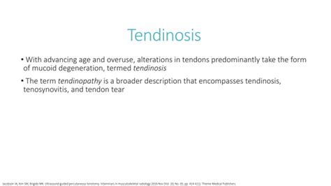 Ultrasound Guided Percutaneous Tenotomy Ppt