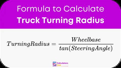 Truck Turning Radius Calculator Online