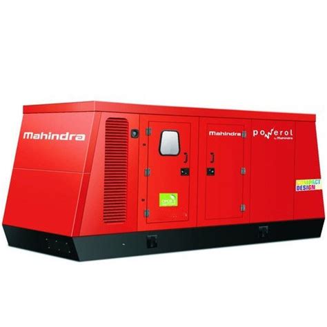 Air Cooling Fully Automatic 320kVA Mahindra Silent Generator Genset