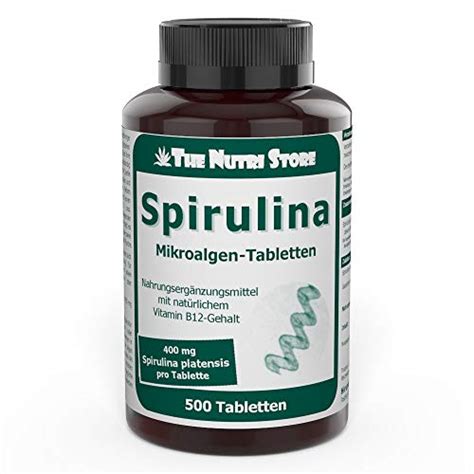 Spirulina Mikroalgen 400 Mg Tabletten 500 Stk