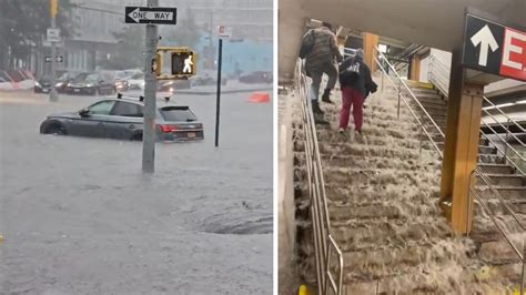 Nueva York Se Declara En Estado De Emergencia Por Inundaciones Video