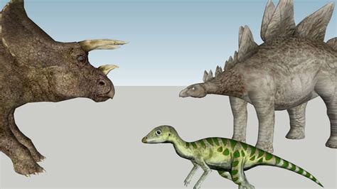 stegosaurus vs triceratops | 3D Warehouse