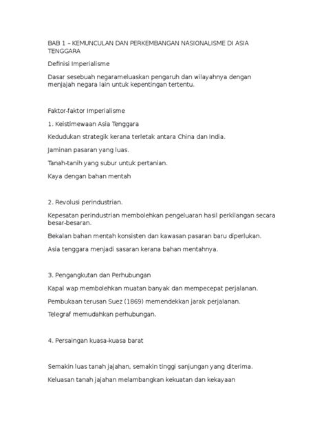 Pdf Sejarah Tingkatan Docx Dokumen Tips