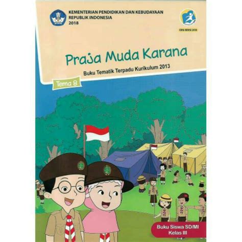 Jual Buku Tematik Kelas 3 Tema 8 Praja Muda Karana Kurikulum 2013