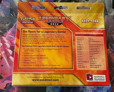 Pok Mon Tcg Ho Oh Legendary Battle Deck Factory Sealed Ebay