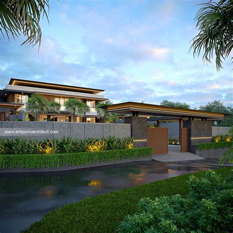 Mr. TSN 1637 Modern House 2 Floors Design - Bogor 34811 - House Design