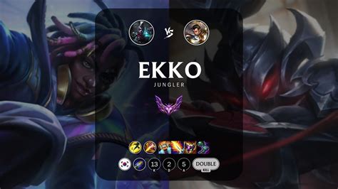 Ekko Jungle Vs Xin Zhao Kr Master Patch Youtube