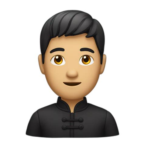 Un Chinois Noir Ai Emoji Generator