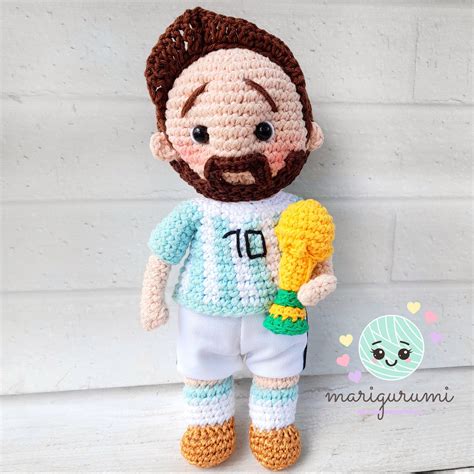 Lionel Messi Amigurumi Pattern Etsy