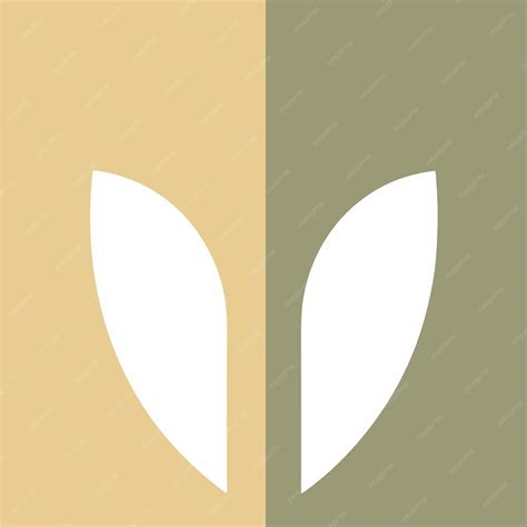 Premium Vector | A green and brown striped wallpaper with a leaf on it