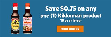 Coupons Kikkoman Home Cooks