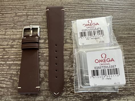 21mm 2pc Omega Brown Calf Leather Strap | WatchUSeek Watch Forums