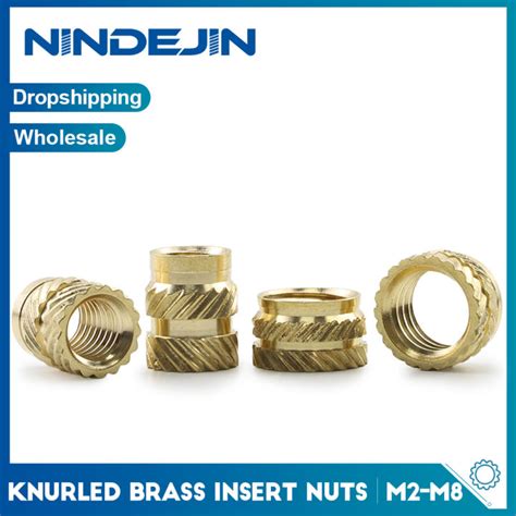 Nindejin Pcs Brass Insert Nut Knurled Nut M M M M M M Heat