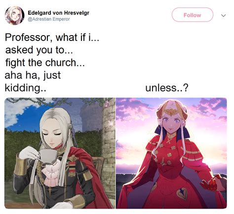 Edelgard S Subtle Hints On Her True Intentions As You Progress Fire