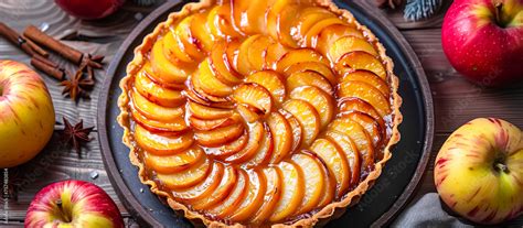 Tarte Tatin Is A French Upside Down Tart Made With Caramelized Apples