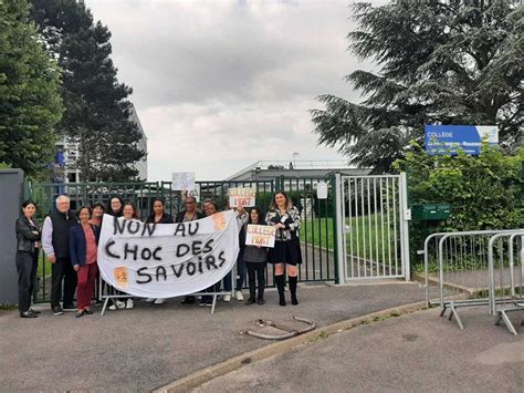 Ce Collège De Seine Et Marne Se Mobilise Contre La Réforme Choc Des Savoirs