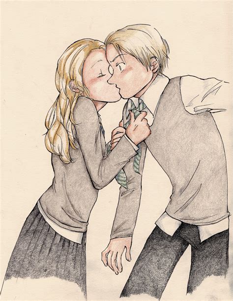 Luna Lovegood And Draco Malfoy Kiss