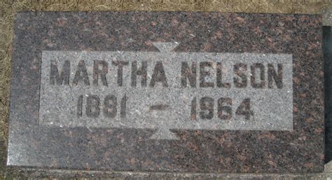 Martha Wilhelmina Peterson Nelson 1881 1964 Find A Grave Memorial