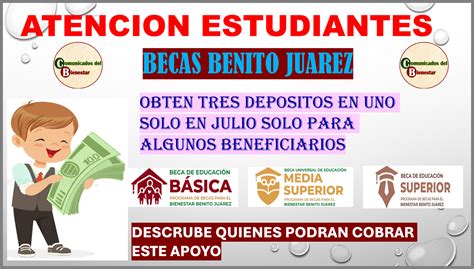 Atencion Jovenes Descubre Quien Recibe Tres Meses De Apoyo En Junio