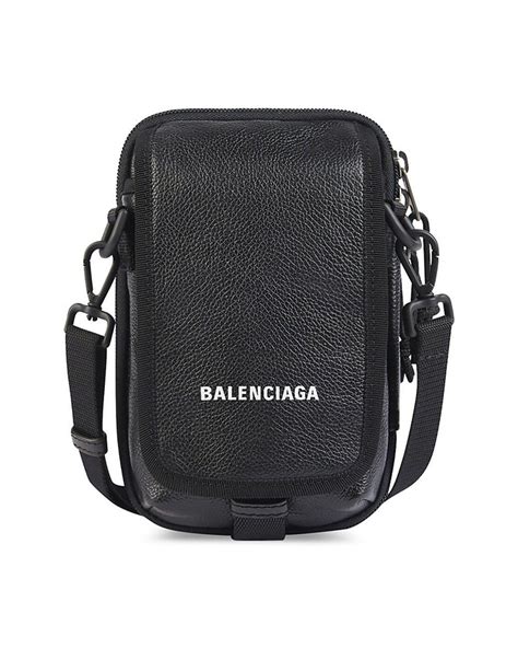 Balenciaga Explorer Small Crossbody Pouch In Black For Men Lyst