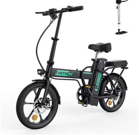 Hitway E Bike Elektrische Fiets Vouwfiets V Ah Accu W Motor