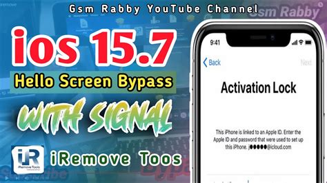 Ios Hello Screen Bypass With Signal Iremove Tool By Mcc Youtube
