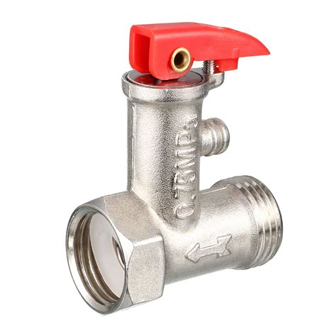 Electric Water Heater 12bsp Male Thread Pressure Relief Valve 075mpa