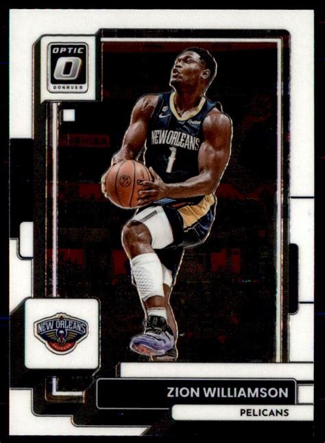 Panini Donruss Optic Basketball Base Card Zion Williamson