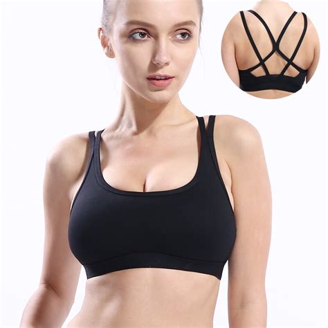 Besgo Wirefree Sexy Strappy Workout Deportes Taza Llena BRA Shockproof