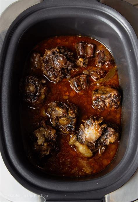 Beef lovers: this Slow Cooker Oxtail Recipe is a must-try! The mostly ...