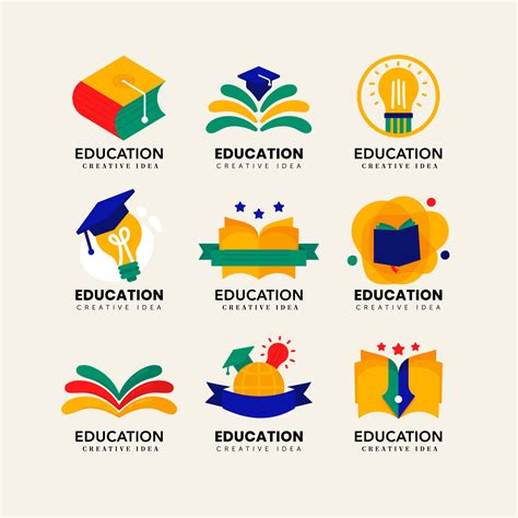 Colorful Education Logo Design 16375331 Vector Art at Vecteezy