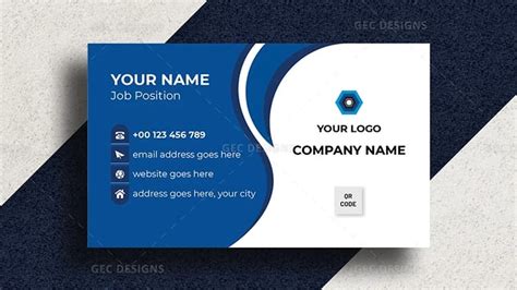 modern visiting card design   background image gec designs