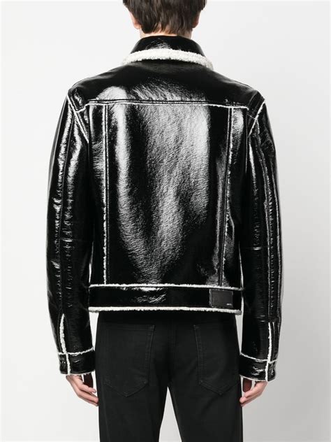 AMIRI Faux Shearling Lined Jacket Farfetch