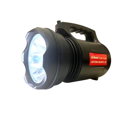 Xtrad Lanterna Holofote Grande Super Potente Led T W Recarreg Vel