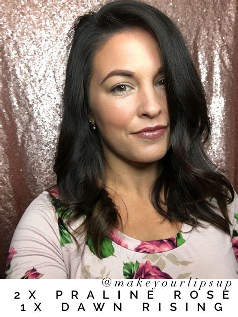 Praline Rose LipSense Dawn Rising LipSense Full Face SeneGence Make Up