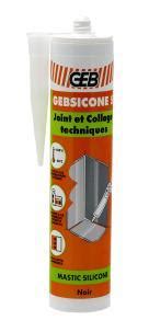 Mastic Silicone Gebsicone S Cartouche 310ml Quincaillerie