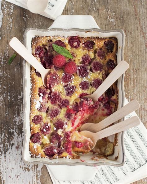 Recette Clafoutis Rhubarbe Framboise Marie Claire